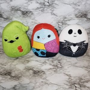 Nightmare before Christmas 3 squishmallow set NWT